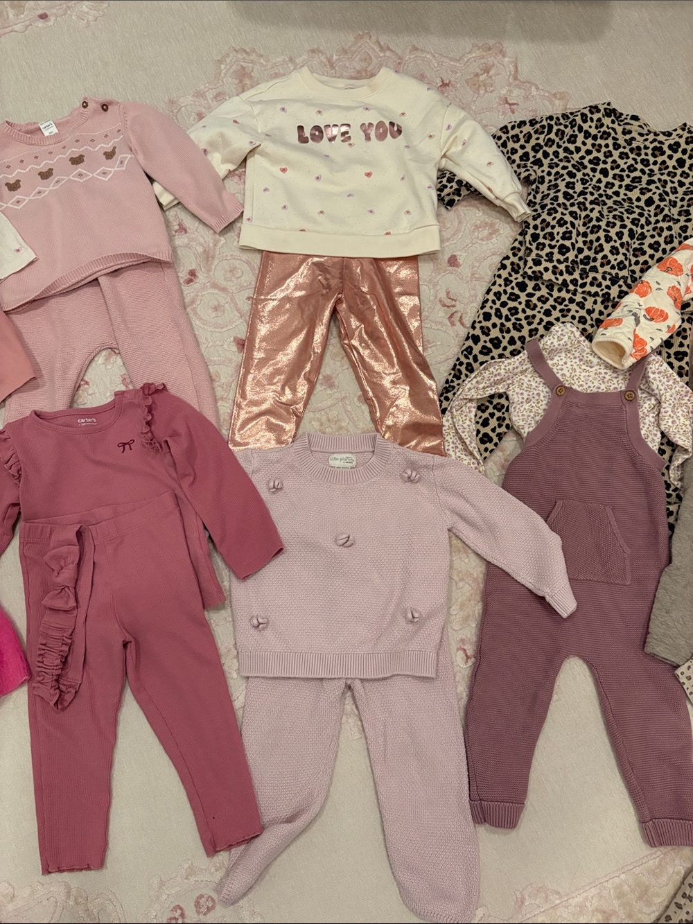Carter’s Baby Girl Lot of Fall/Winter Clothes, Size 18-24 months - Picture 4 of 7